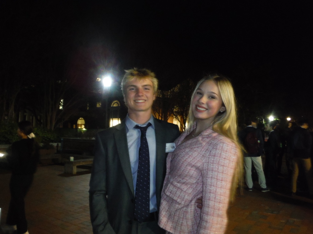 Liam Gundersen and Grace Browne together